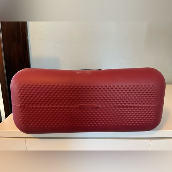 Red O Bag Shoulder Bag Double Handle Waterproof Purse Reusable Durable Basic - Picture 11 of 13